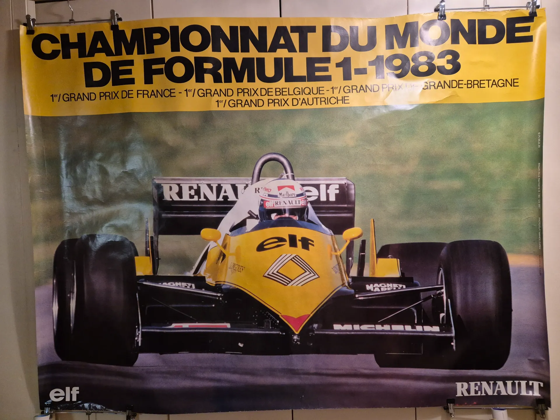 RENAULT F1 GP 1983 VICTOIRES