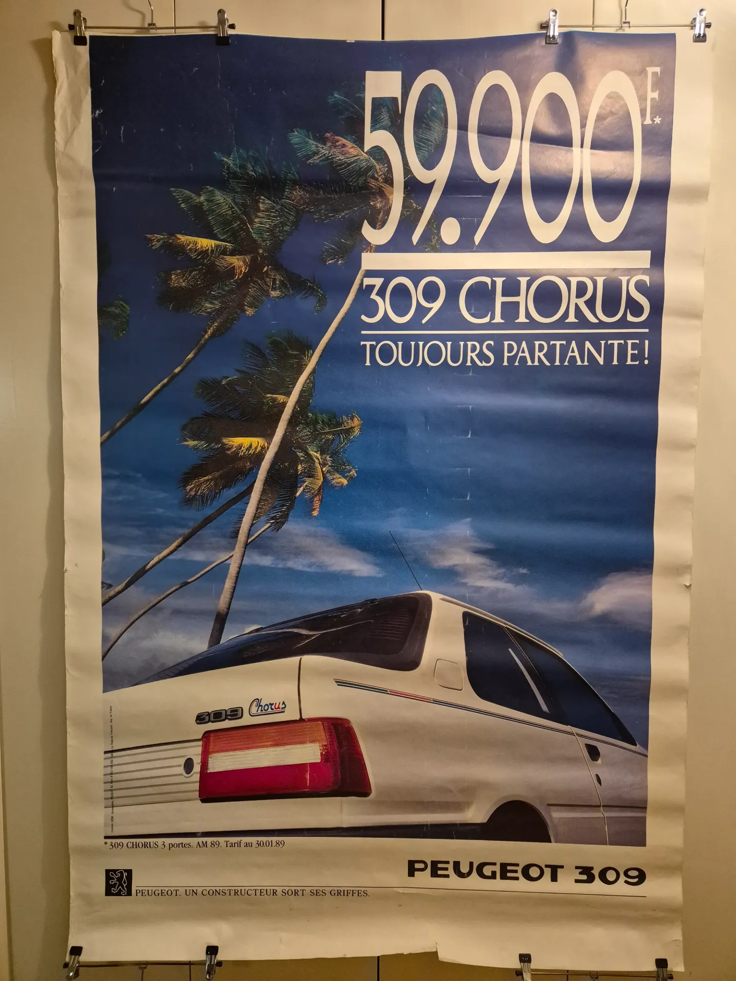 [AFFGF00027] PEUGEOT 309 CHORUS AM89