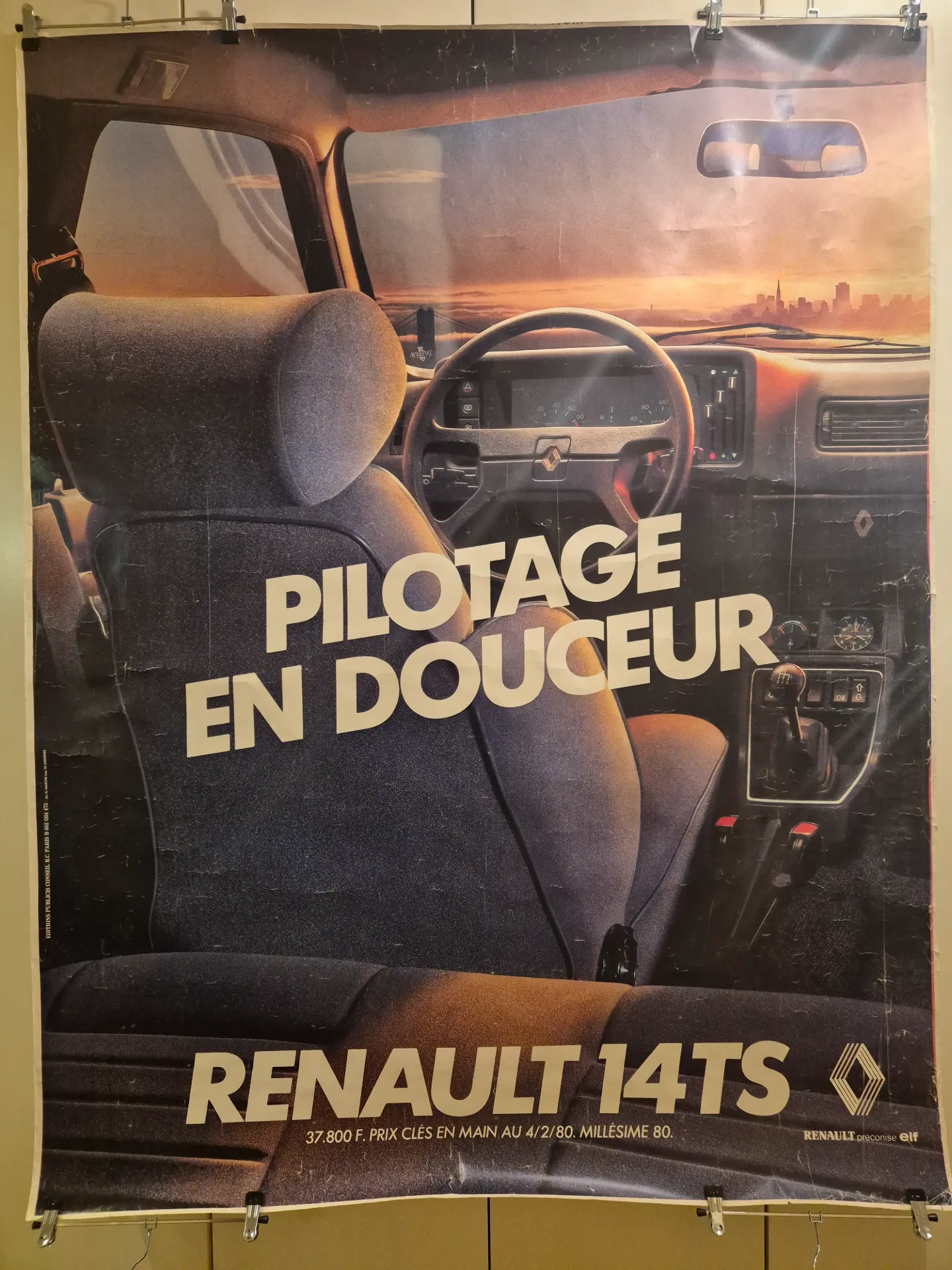 [AFFGF00049] RENAULT 14 TS INTERIEUR