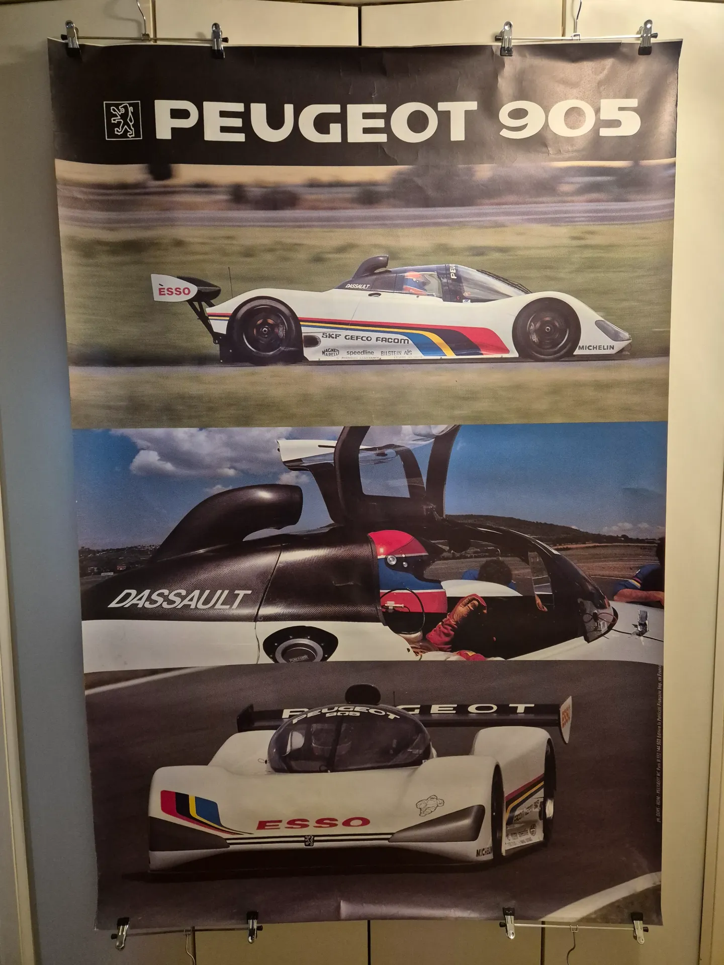 [AFFGF00001] PEUGEOT 905 LE MANS